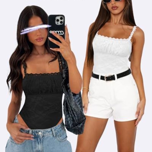 Black Cut-Out Ruched Sleeveless Bodysuit, Goint Out, New, L - Picture 3 of 3